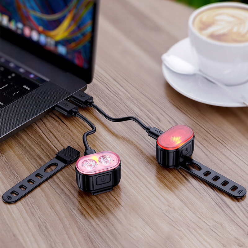 Sada svetiel na bicykel LED (1,5/2 W)