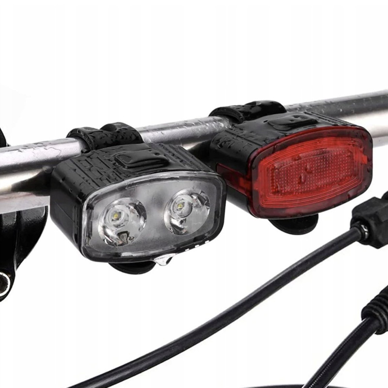 Sada svetiel na bicykel LED (1,5/2 W)