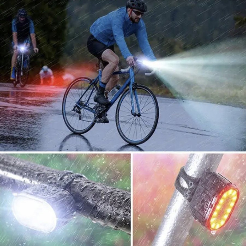 Sada svetiel na bicykel LED (1,5/2 W)