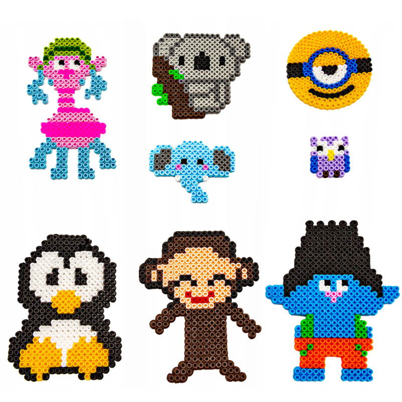 Veľká sada korálikov na žehlenie XXL - 6500 ks + šablóny a príslušenstvo