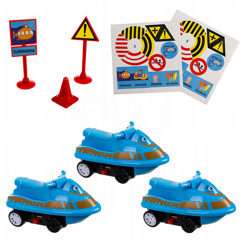 Interaktívna puzzle dráha s autíčkami na batérie a dopravnými značkami