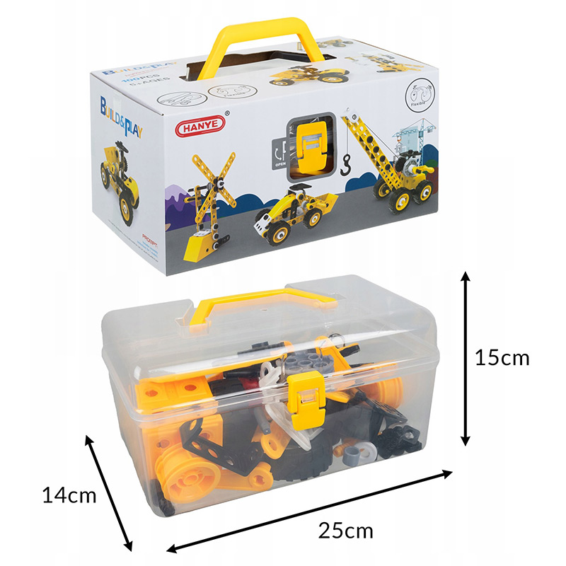 Kreatívna 100-dielna stavebnica pre deti 8v1 - Vozidlá