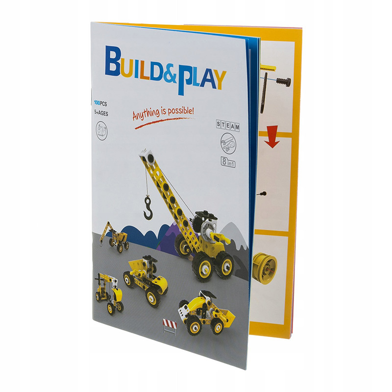 Kreatívna 100-dielna stavebnica pre deti 8v1 - Vozidlá