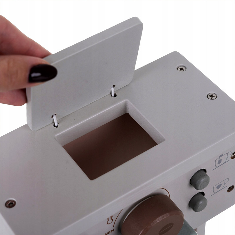 Drevený kávovar pre deti s príslušenstvom