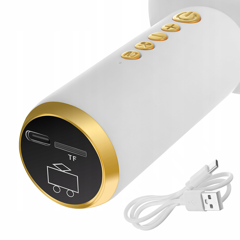 Bluetooth karaoke mikrofón s reproduktorom - Zajačik (rôzne farby)