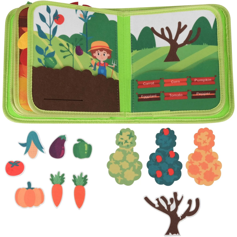 Montessori taška na rozvoj jemnej motoriky - Farma - Image 3