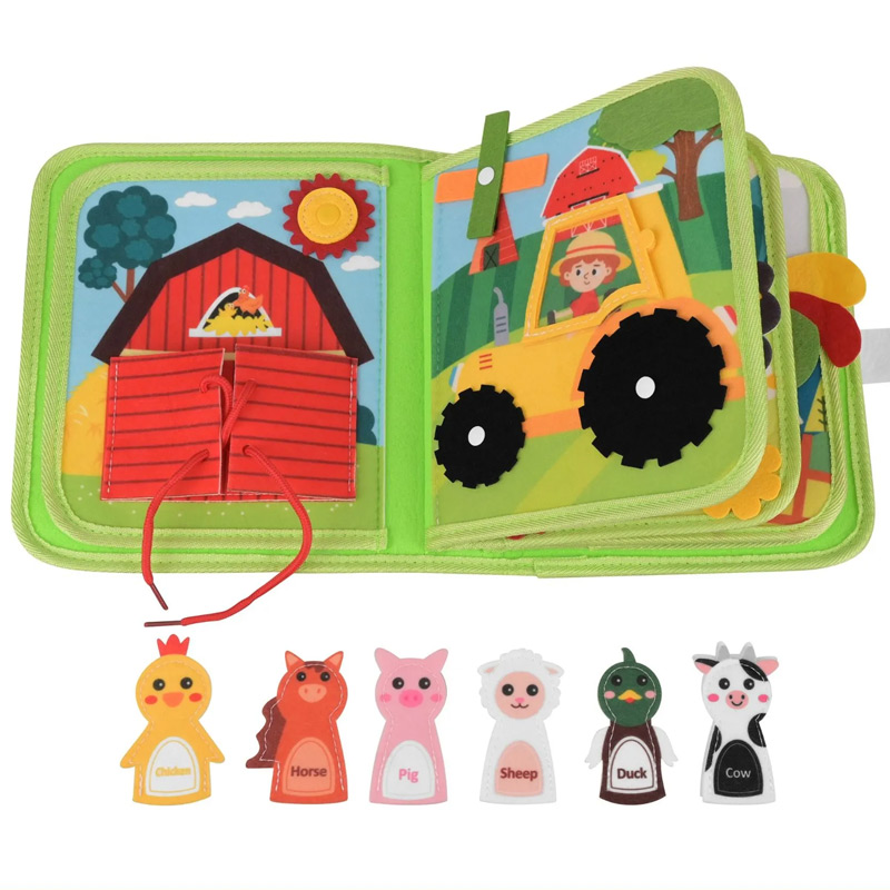 Montessori taška na rozvoj jemnej motoriky - Farma - Image 5