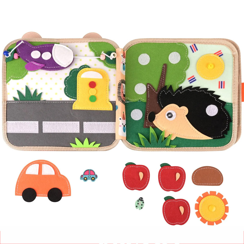 Montessori taška na rozvoj jemnej motoriky - Žirafa - Image 5